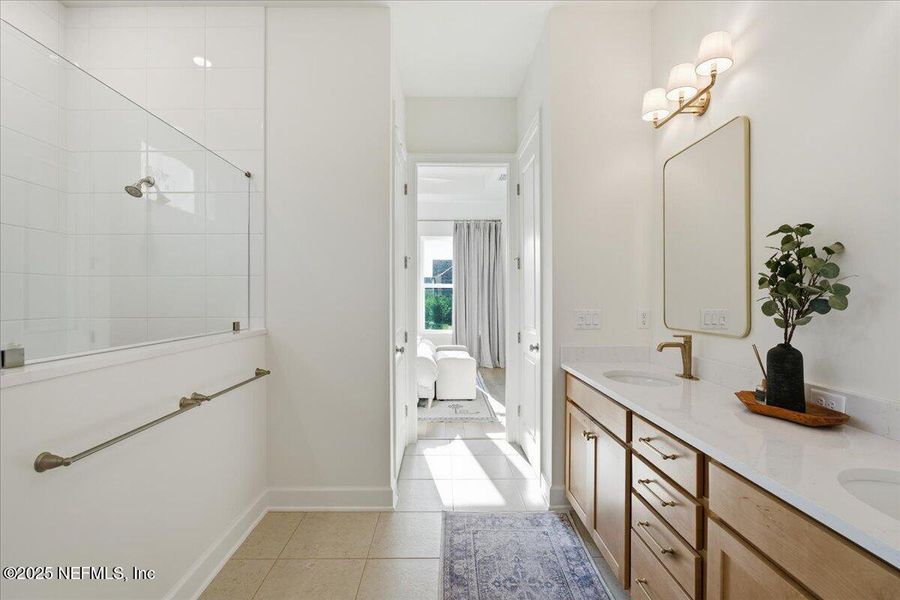 Furnished interior view inside a new home in , Jacksonville (Image 10).