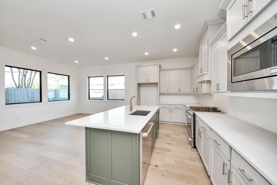 Furnished interior view inside a new home in Caywood Place, Houston (Image 13).