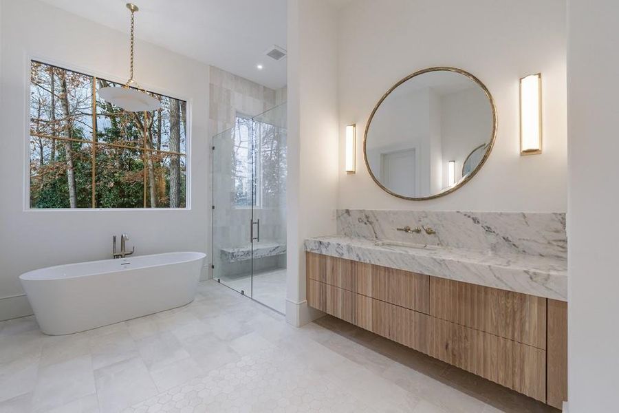 Furnished interior view inside a new home in , Atlanta (Image 87). Furnished interior view inside a new home in , Atlanta (Image 87).