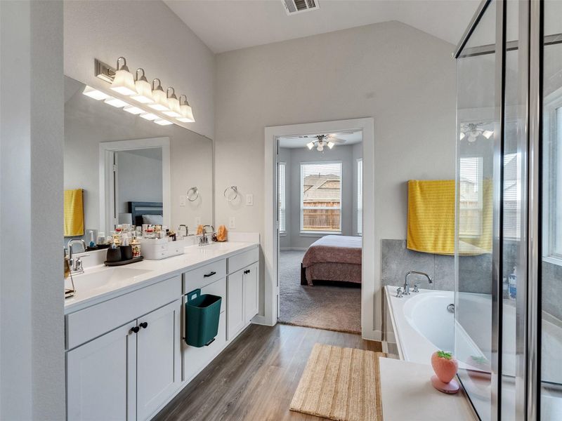 Furnished interior view inside a new home in Sunterra, Katy (Image 23). Furnished interior view inside a new home in Sunterra, Katy (Image 23).