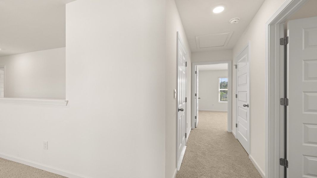 Spacious, unfurnished interior of a new home in The Preserve at Agricultural Village, Perry (Image 26). Spacious, unfurnished interior of a new home in The Preserve at Agricultural Village, Perry (Image 26).