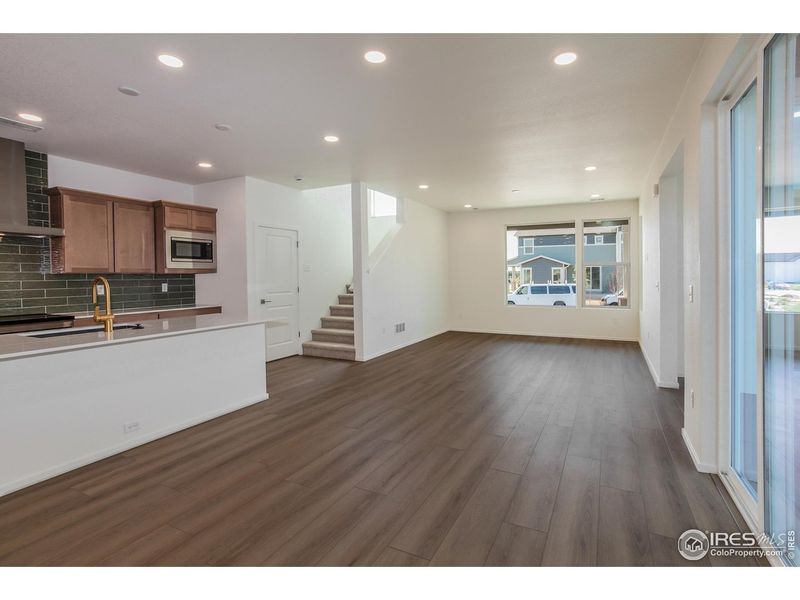 Spacious, unfurnished interior of a new home in Trailside Story Collection - Single Family Homes, Timnath (Image 33).