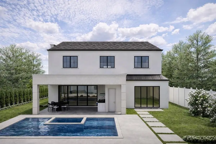 Exterior details and patio area of a home in , Orlando (Image 3).