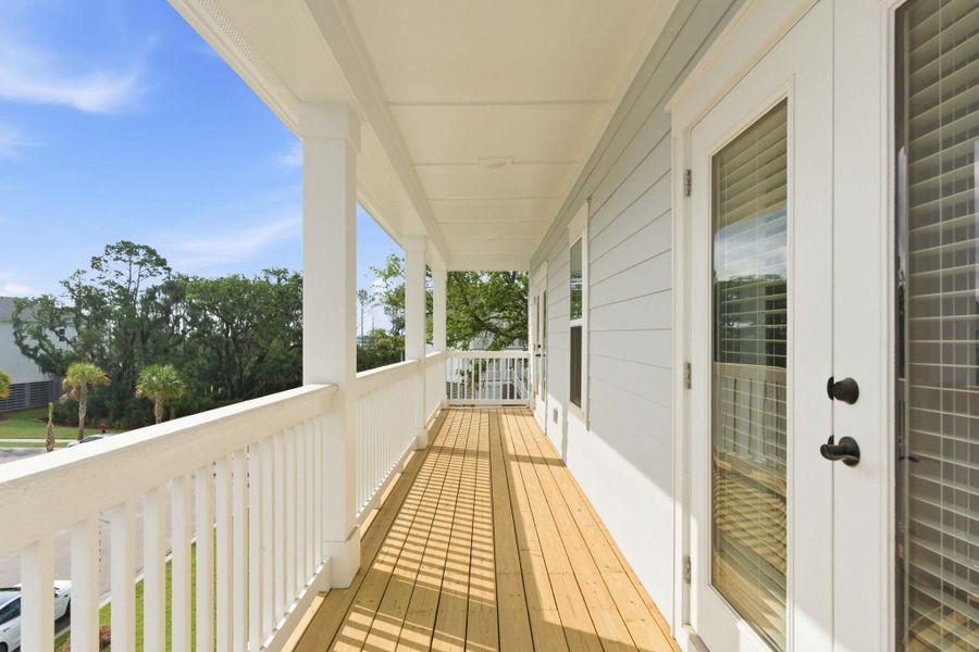 Exterior details and patio area of a home in Liberty Hill Farm, Mount Pleasant (Image 28).