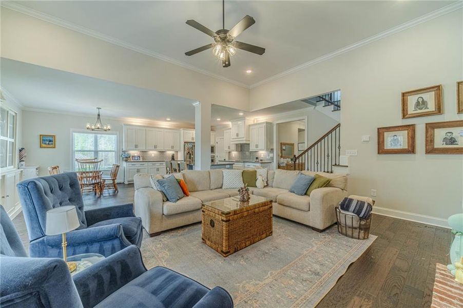 Furnished interior view inside a new home in , Statham (Image 21).