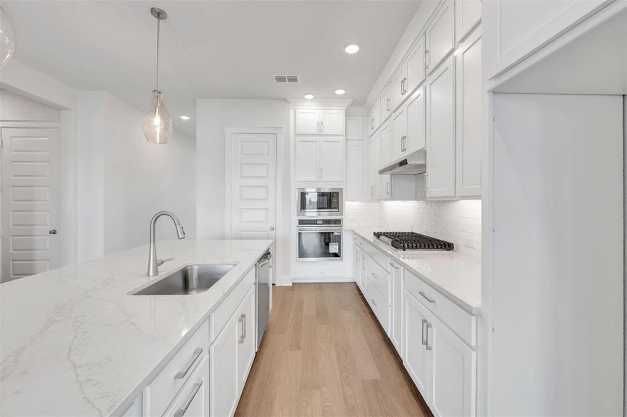Furnished interior view inside a new home in Elyson - Reserve Collection, Katy (Image 6).