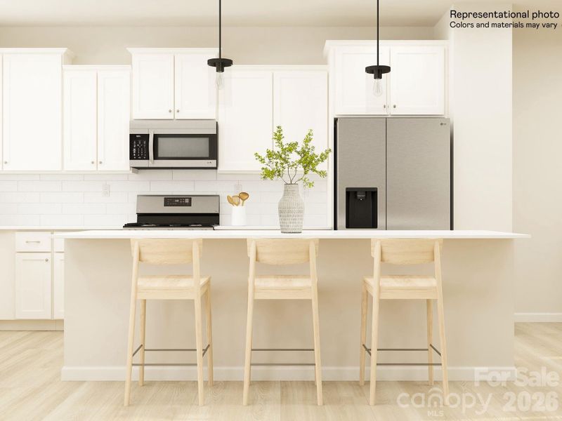 Furnished interior view inside a new home in Village of Waxhaw, Waxhaw (Image 14).
