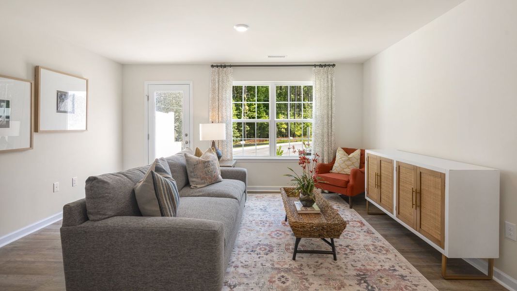Furnished interior view inside a new home in Thornton Townes, Raleigh (Image 28).