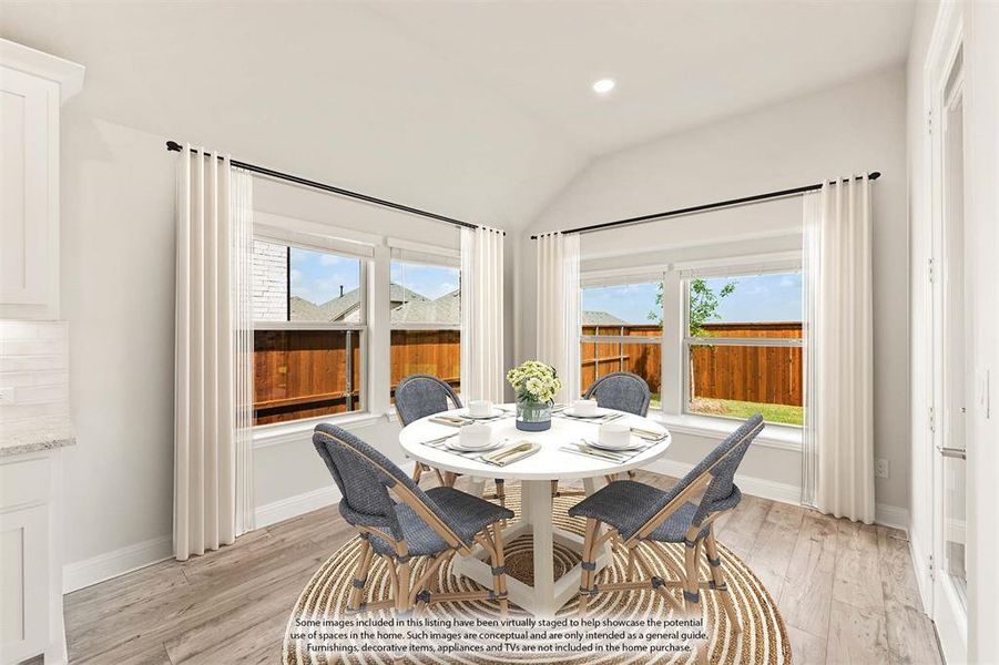 Furnished interior view inside a new home in Creekview Meadows, Pilot Point (Image 10).