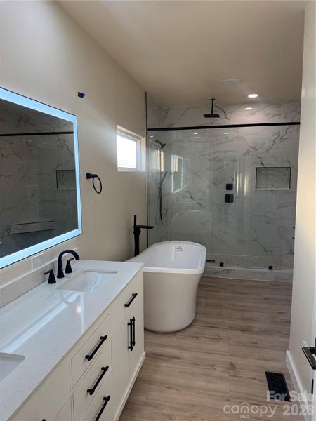 Furnished interior view inside a new home in , Hickory (Image 7).