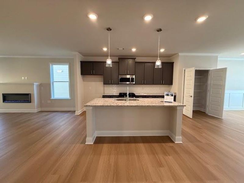 Furnished interior view inside a new home in Cooper's Walk, Loganville (Image 8).