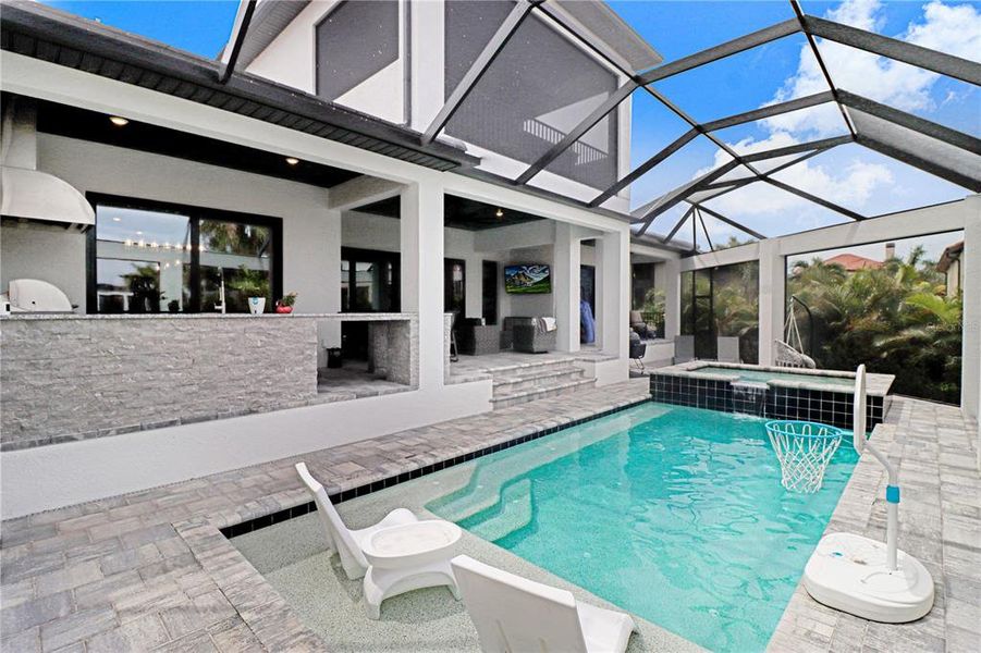 Exterior details and patio area of a home in , Apollo Beach (Image 26). Exterior details and patio area of a home in , Apollo Beach (Image 26).