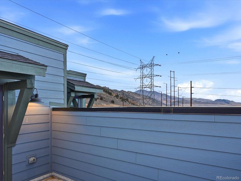 Exterior details and patio area of a home in Three Hills, Morrison (Image 21). Exterior details and patio area of a home in Three Hills, Morrison (Image 21).