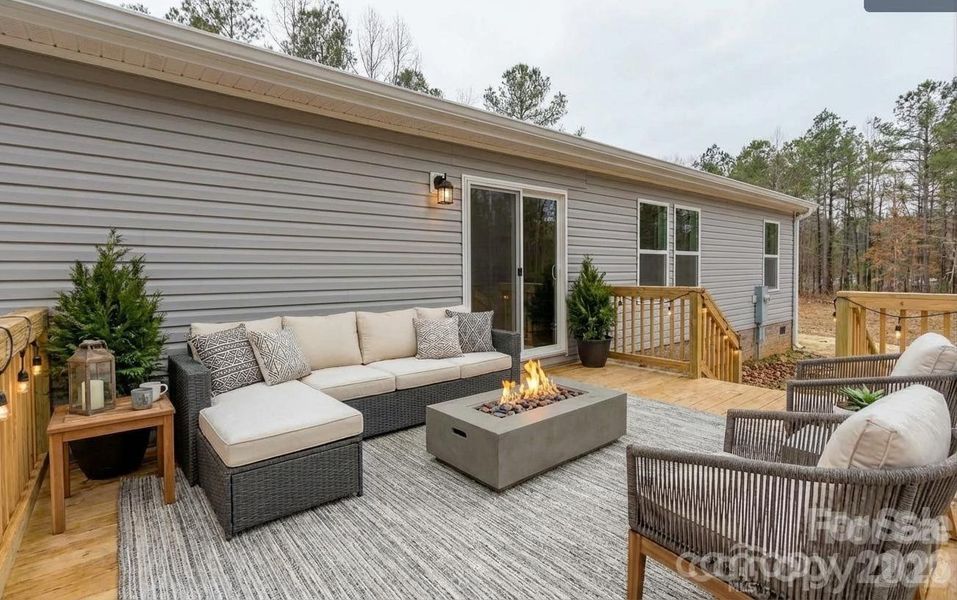 Exterior details and patio area of a home in , Chester (Image 22).