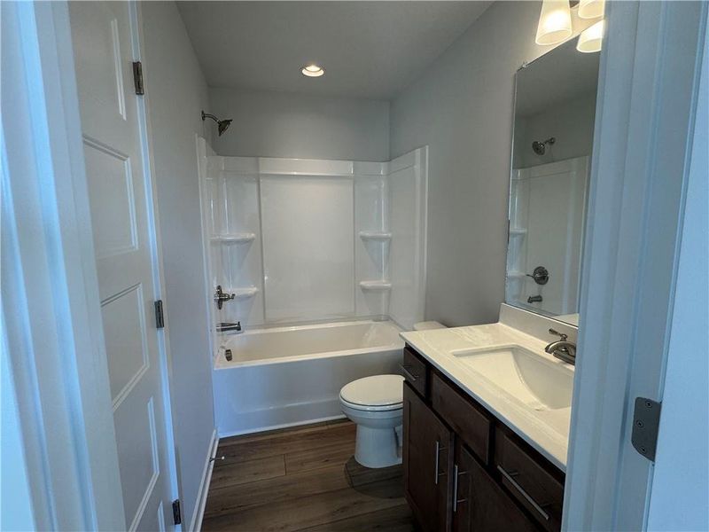 Furnished interior view inside a new home in Rosewood Lake Preserve, Hoschton (Image 9).