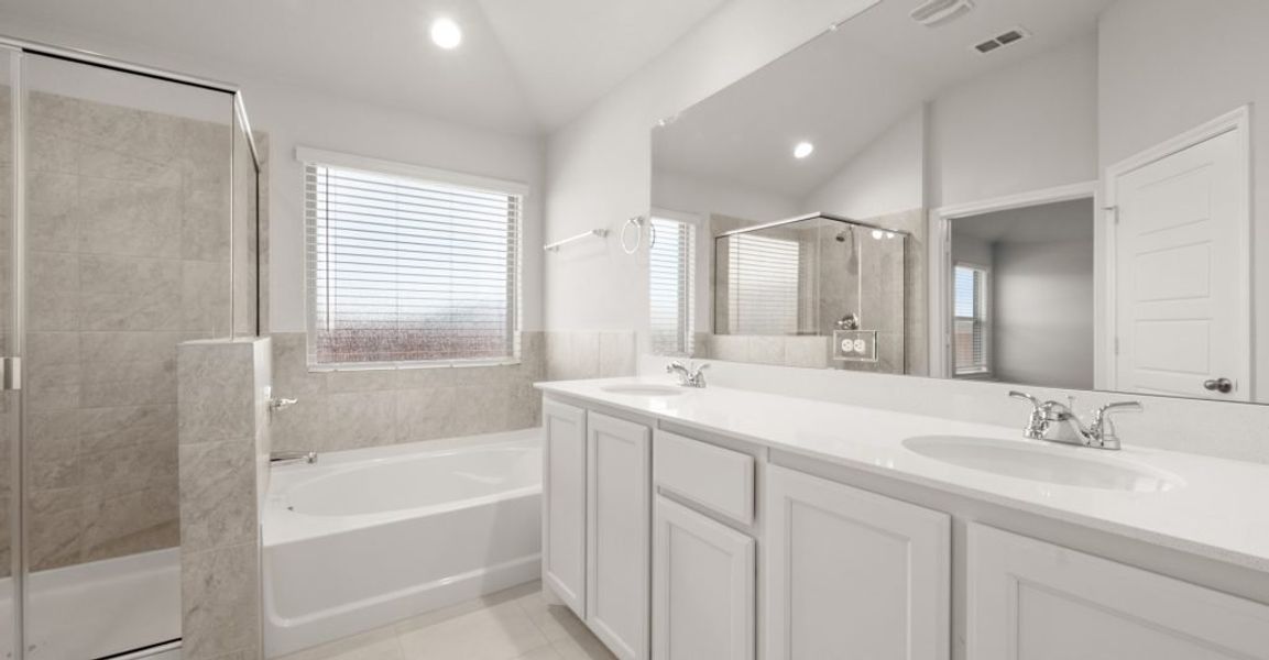 Representative exterior photo of a completed home built from the Cromwell II by Impression Homes in Stone Eagle, Azle, TX (Image 19).