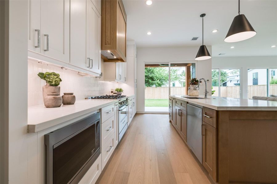Furnished interior view inside a new home in , Houston (Image 38).