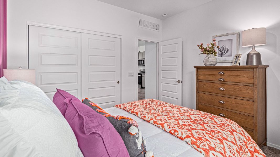 Furnished interior view inside a new home in Saguaro Bloom, Marana (Image 29). Furnished interior view inside a new home in Saguaro Bloom, Marana (Image 29).