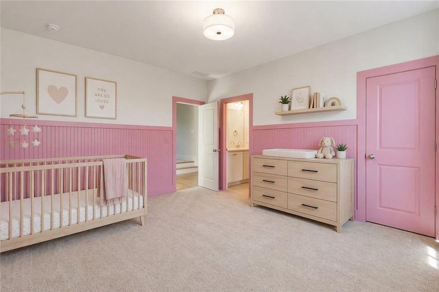 Furnished interior view inside a new home in , Buford (Image 33).