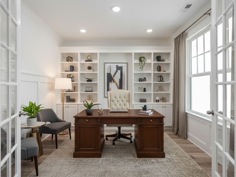 Furnished interior view inside a new home in Shelton Square, Murfreesboro (Image 7). Furnished interior view inside a new home in Shelton Square, Murfreesboro (Image 7).