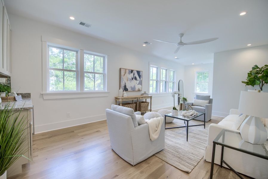 Furnished interior view inside a new home in , Mount Pleasant (Image 55).