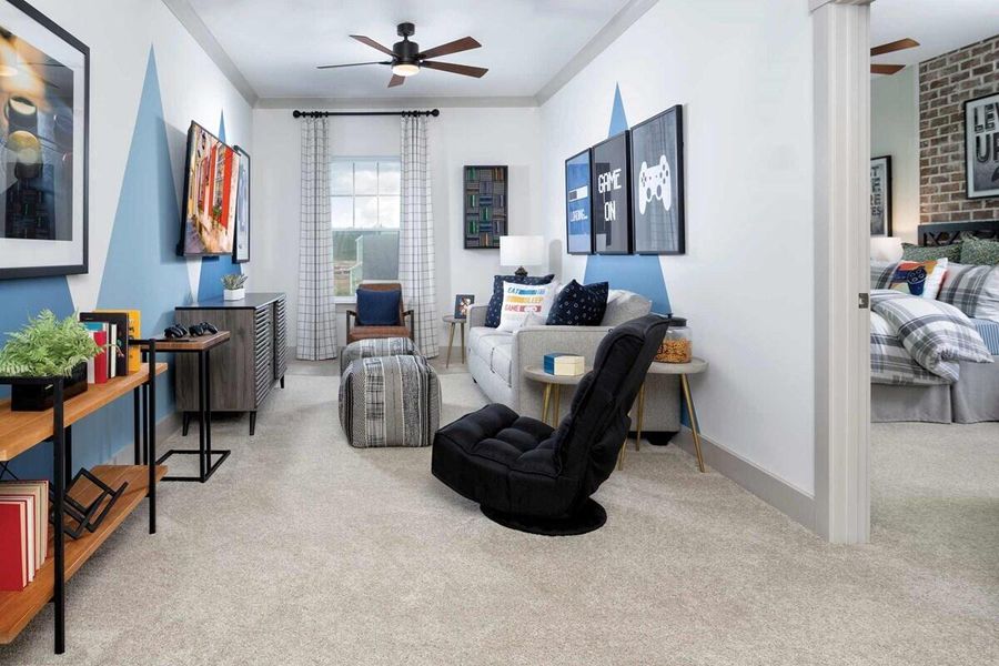 Furnished interior view inside a new home in Nexton - Midtown - The Village Collection, Summerville (Image 7).