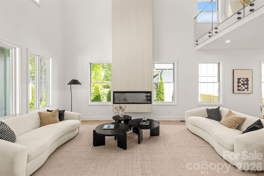 Furnished interior view inside a new home in , Charlotte (Image 8).