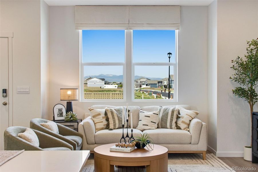 Furnished interior view inside a new home in Settlers Crossing, Commerce City (Image 17).