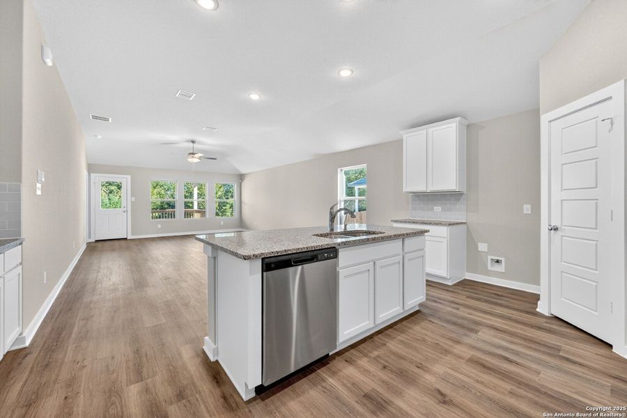 Furnished interior view inside a new home in Winding Brook, San Antonio (Image 4).