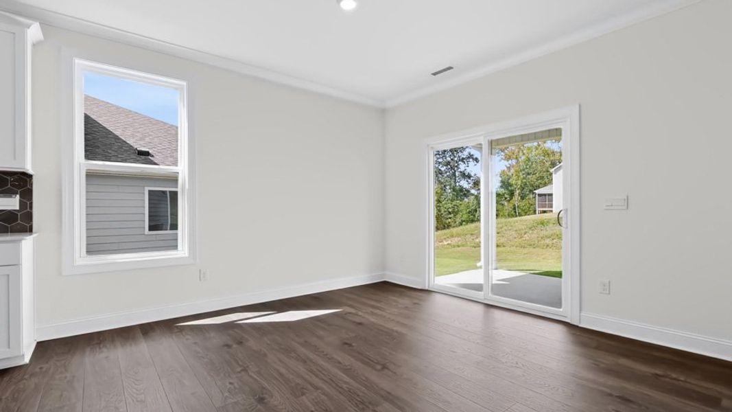 Spacious, unfurnished interior of a new home in The Grove at Winston Pointe, Clayton (Image 13).