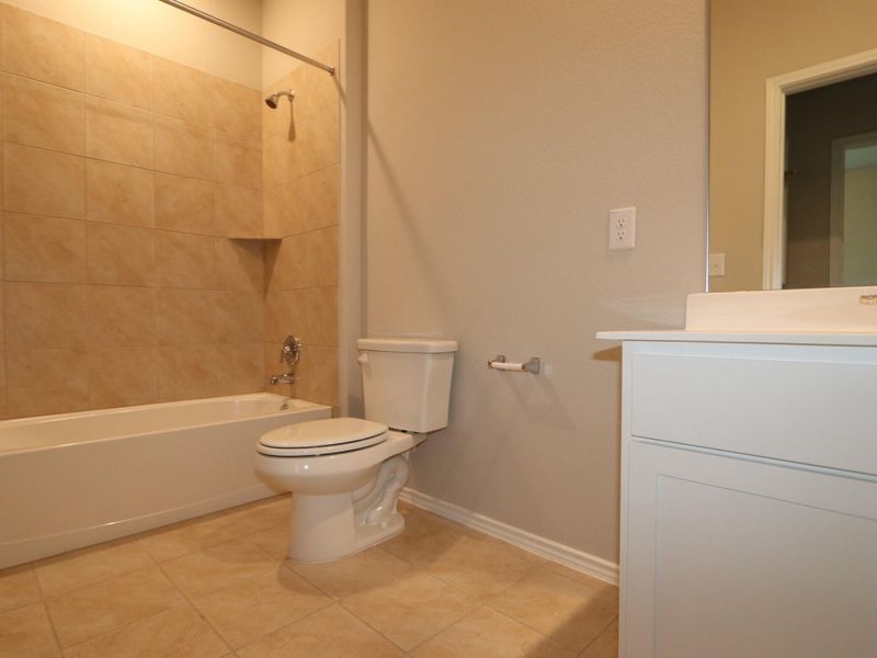 Furnished interior view inside a new home in Cascades at Onion Creek, Austin (Image 12). Furnished interior view inside a new home in Cascades at Onion Creek, Austin (Image 12).