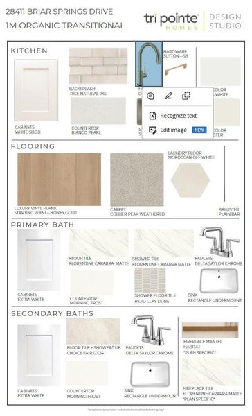 Sample of building materials used in homes in Woodson’s Reserve, Spring (Image 5). Sample of building materials used in homes in Woodson’s Reserve, Spring (Image 5).