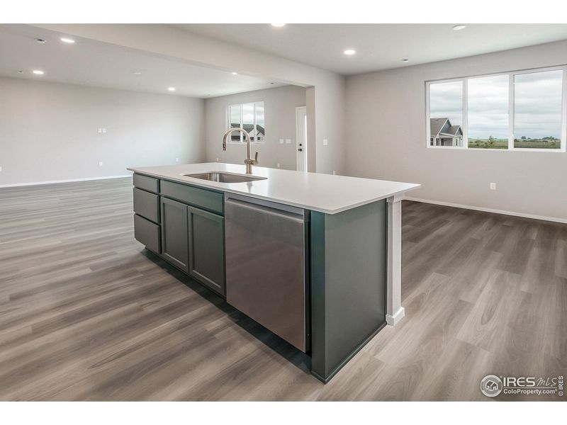 Furnished interior view inside a new home in Granary Trailblazer Collection - Single Family Homes, Johnstown (Image 10).