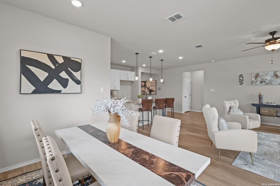 Furnished interior view inside a new home in Hannah Heights, Seguin (Image 21).