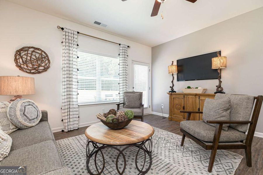Furnished interior view inside a new home in Maddox Station, Eatonton (Image 21).