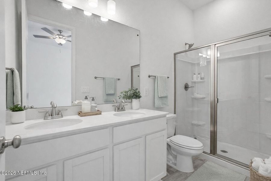 Furnished interior view inside a new home in , Jacksonville (Image 10).