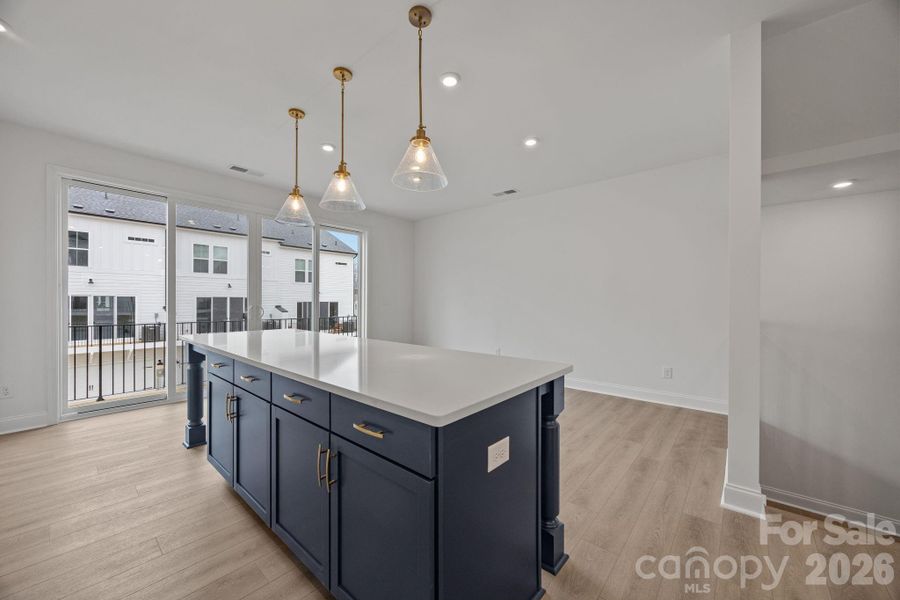 Furnished interior view inside a new home in The River District Townhomes, Charlotte (Image 7).