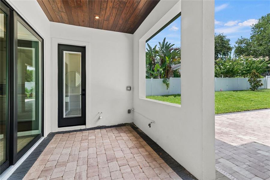 OUTDOOR KITCHEN WITH GAS GRILL, SINK & BEVERAGE FRIDGE IS BEING BUILT OUTDOOR KITCHEN WITH GAS GRILL, SINK & BEVERAGE FRIDGE IS BEING BUILT