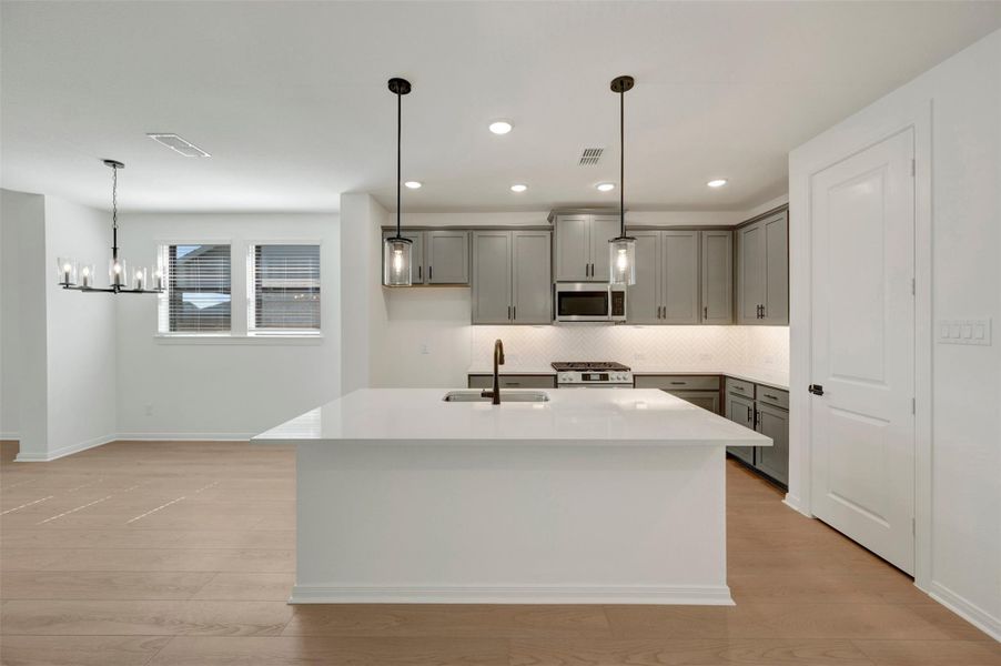 Furnished interior view inside a new home in Austin Point - Terrace Collection, Richmond (Image 5). Furnished interior view inside a new home in Austin Point - Terrace Collection, Richmond (Image 5).