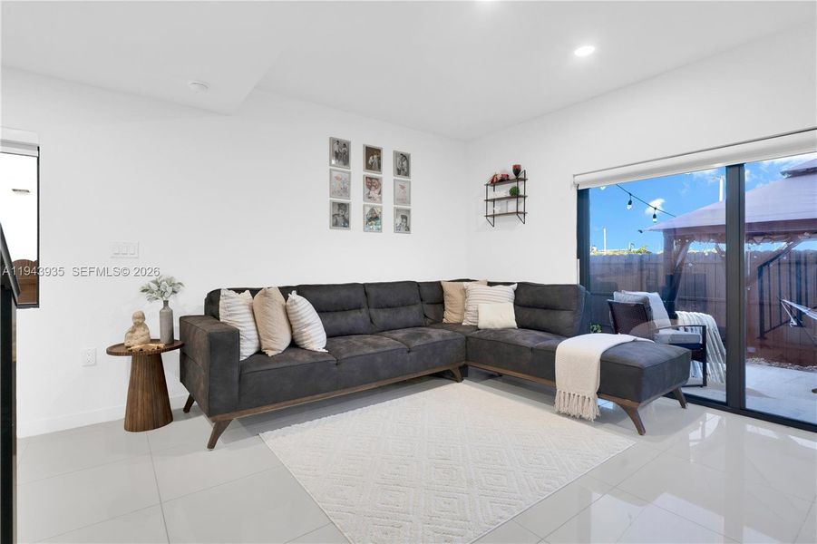 Furnished interior view inside a new home in , Florida City (Image 19).