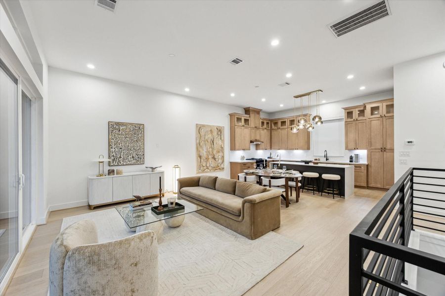 Furnished interior view inside a new home in , Houston (Image 16). Furnished interior view inside a new home in , Houston (Image 16).