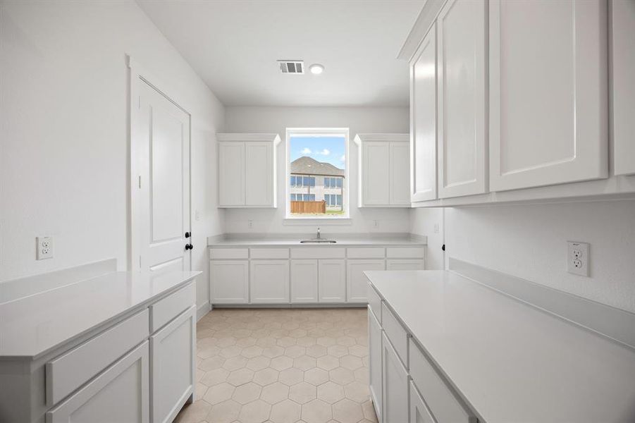Furnished interior view inside a new home in The Heights at Uptown Celina, Celina (Image 8).