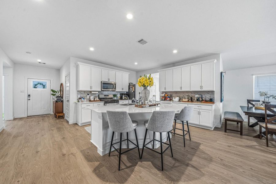 Furnished interior view inside a new home in , Fulshear (Image 31).