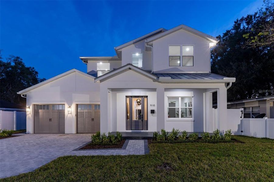 Front exterior of a new home in , Orlando, FL, highlighting curb appeal (Image 30).