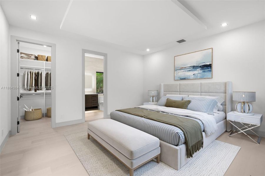 Furnished interior view inside a new home in , Delray Beach (Image 16).