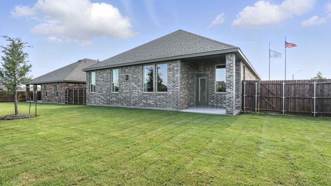 Representative exterior photo of a completed home built from the Avery by D.R. Horton in Madera, Royse City, TX (Image 24). Representative exterior photo of a completed home built from the Avery by D.R. Horton in Madera, Royse City, TX (Image 24).