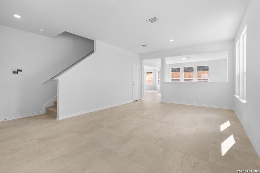 Spacious, unfurnished interior of a new home in Hidden Bluffs at TRP, San Antonio (Image 27).