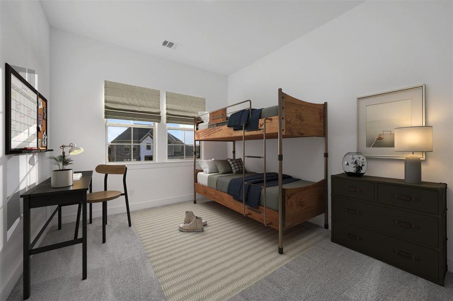 Furnished interior view inside a new home in Kreymer at the Park, Wylie (Image 6). Furnished interior view inside a new home in Kreymer at the Park, Wylie (Image 6).