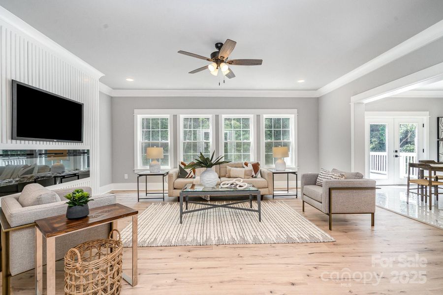 Furnished interior view inside a new home in , Sherrills Ford (Image 10).