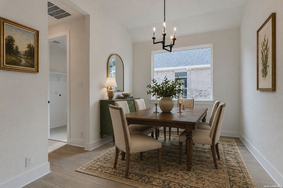 Furnished interior view inside a new home in Megan's Landing, Castroville (Image 12).